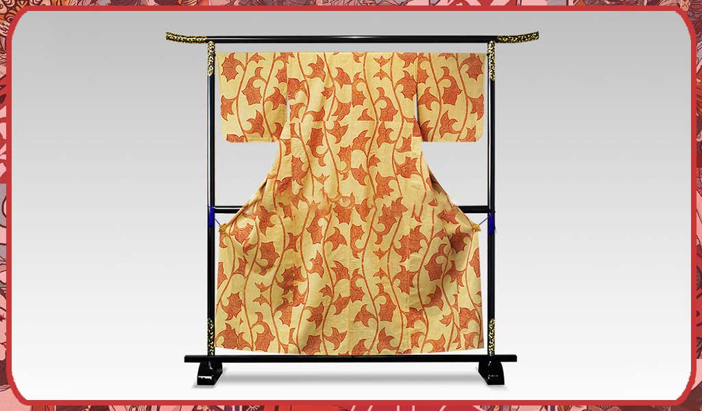 What are kimono made of? Kimono fabric exhibit for a photo shoot