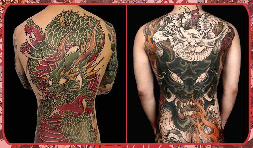 Traditional Yakuza Back Tattoo Designs - wide 1