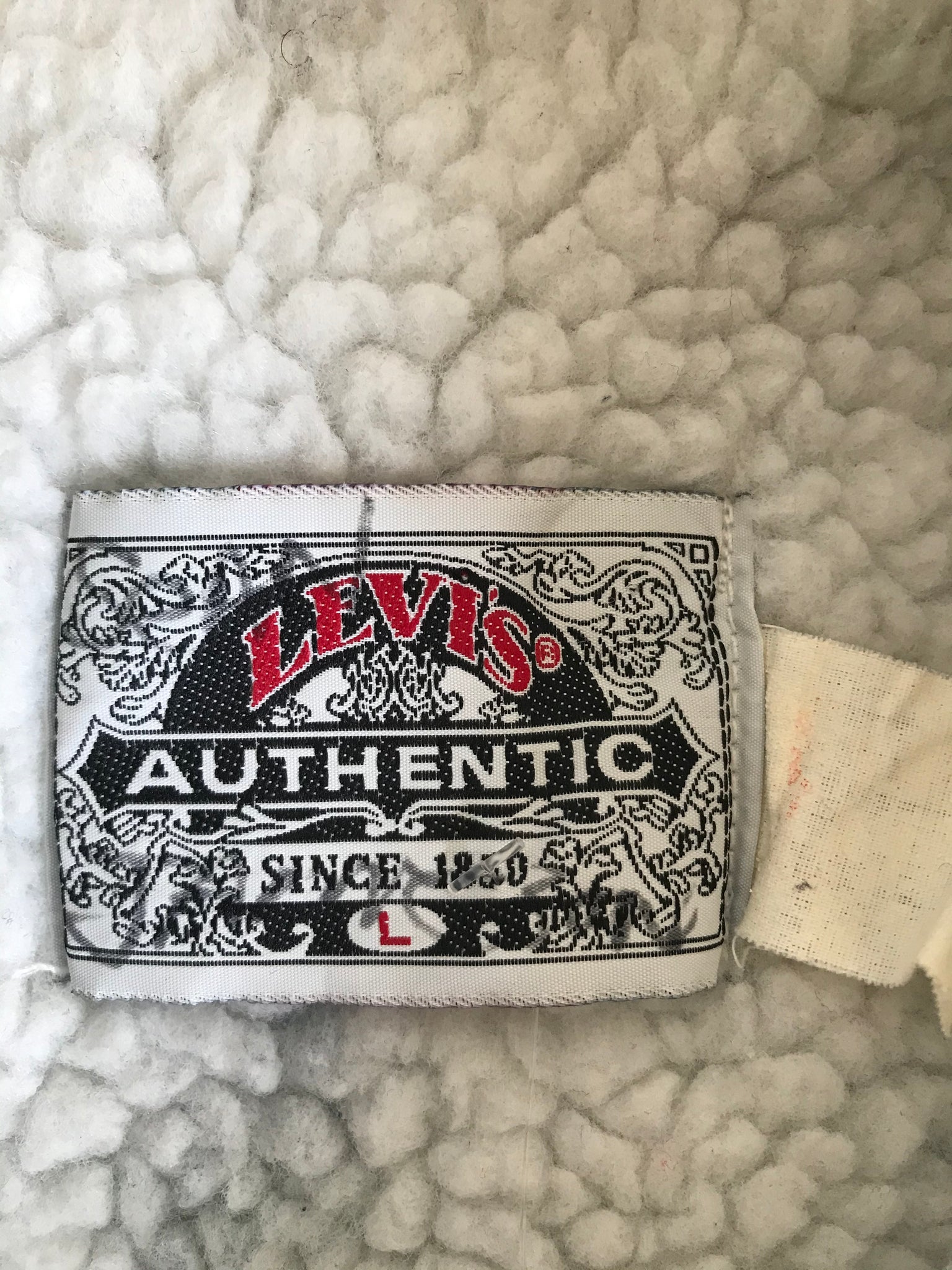 Levis Denim Mens Vintage Sherpa Trucker Jacket – American Vintage Clothing  Co.