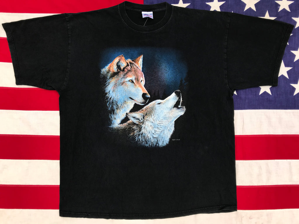 Animal Print 90's Vintage T-shirt “ Louisiana Yard Dog “ Made in USA b –  American Vintage Clothing Co.