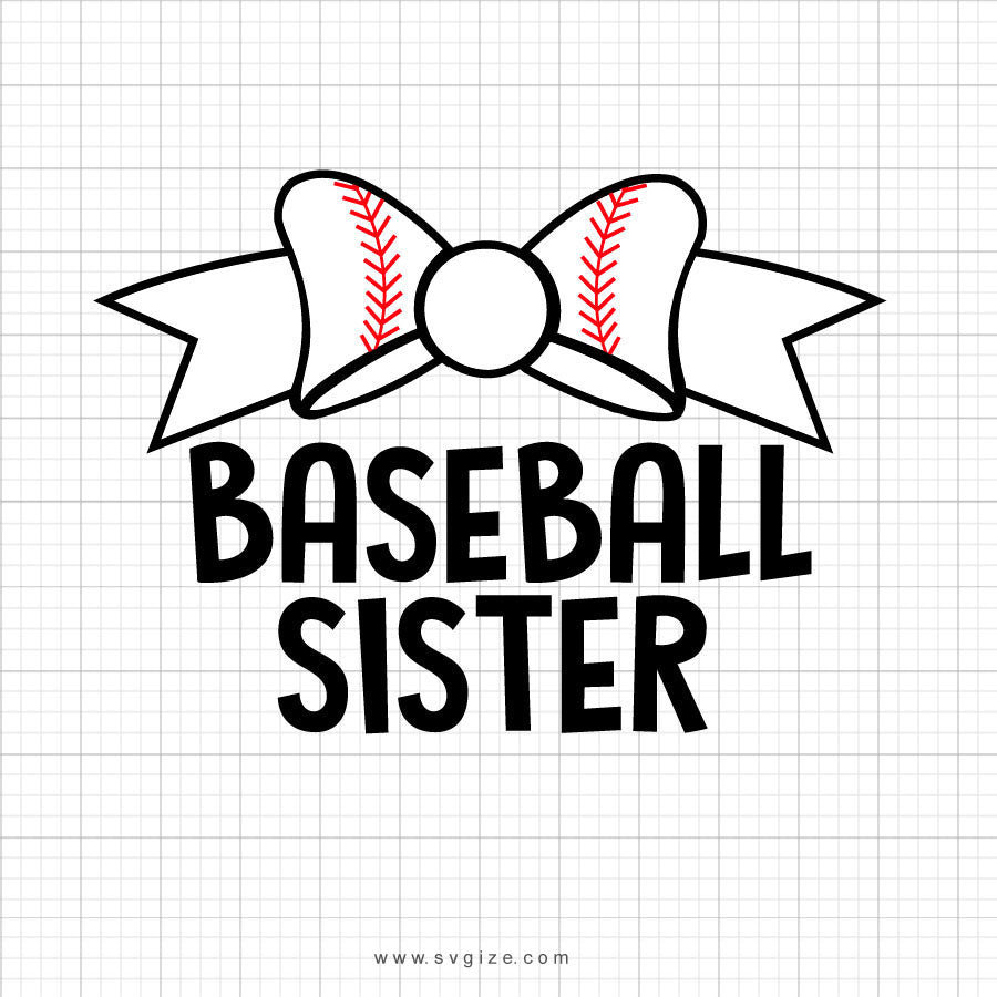 Download Baseball Sister Svg Saying - SVGize