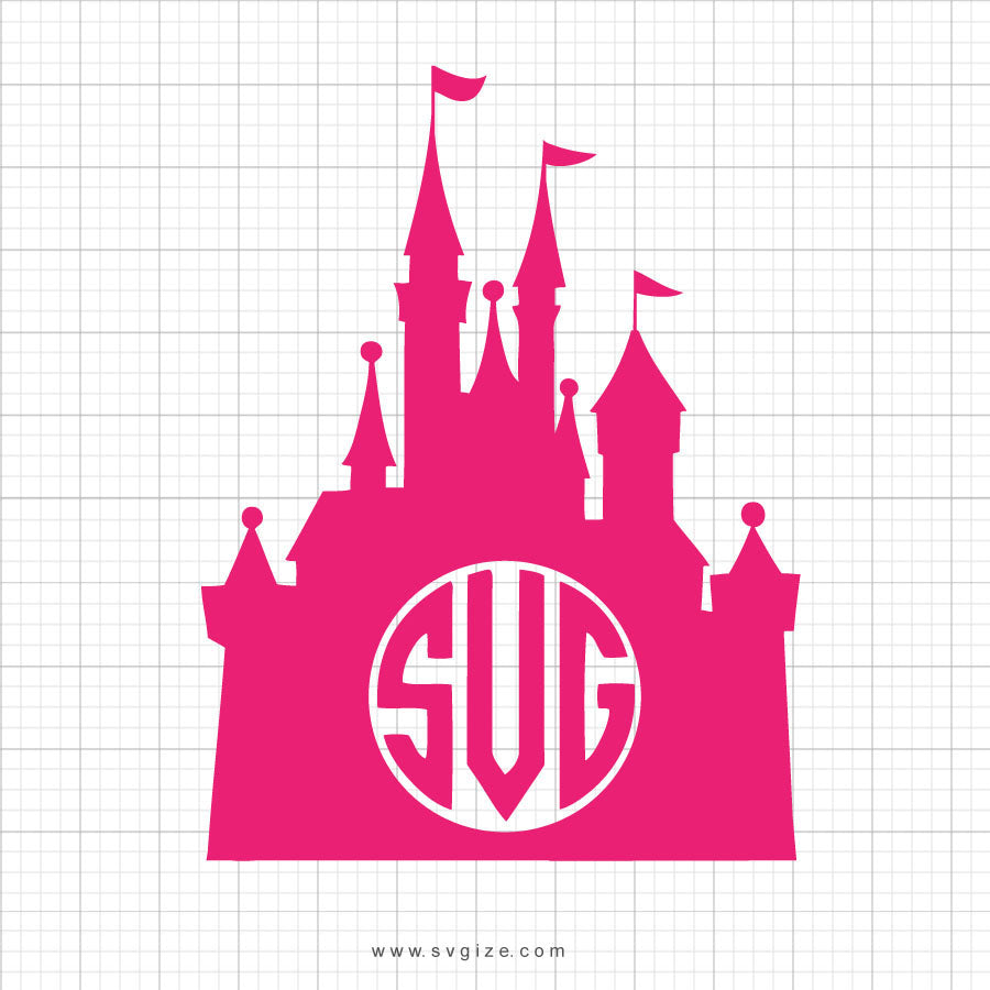 Download Disney Castle Monogram SVG Clipart - SVGize