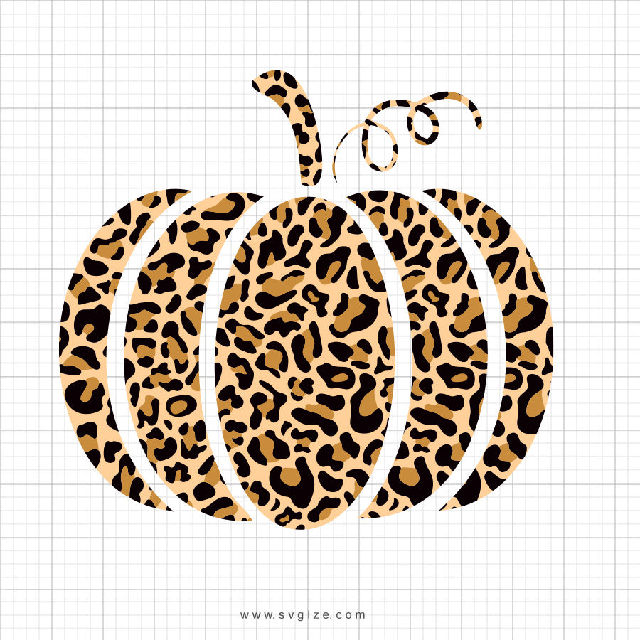 Download Leopard Print Pumpkin Svg Clipart - SVGize