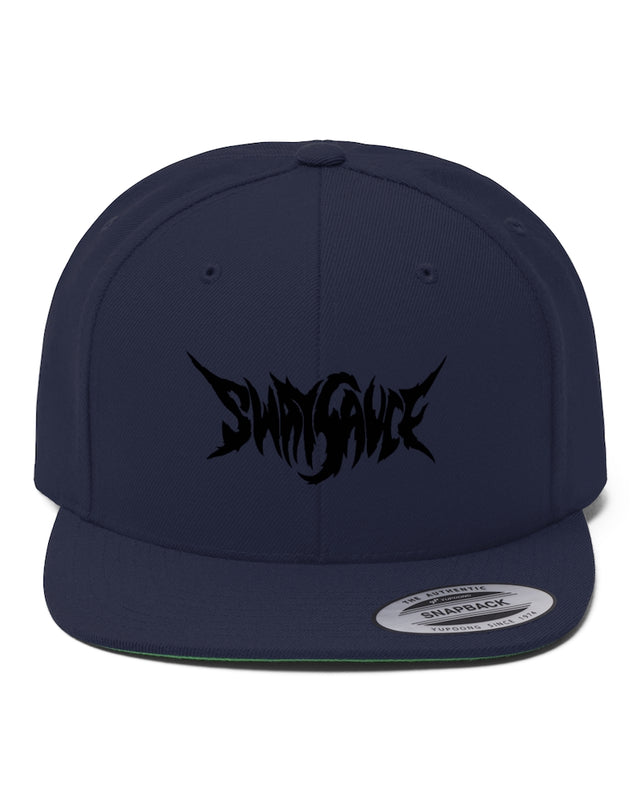 Picture of Sway Sauce Flat Bill Hat - Black Logo