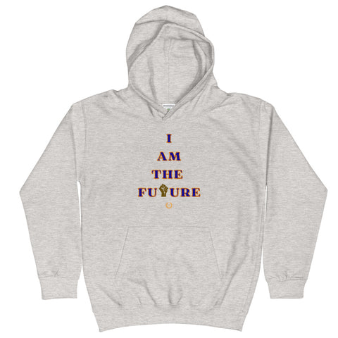 I AM THE FUTURE Maroon Yellow Youth Hoodie Culture Reigns