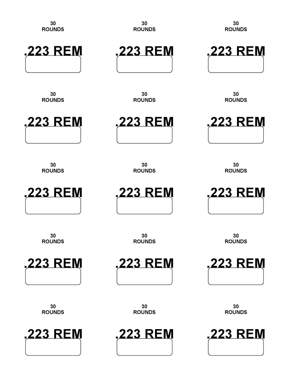 REPACKBOX - Pre Printed Cover- Up Labels for our Military Cardboard Ammo Box - Page 3