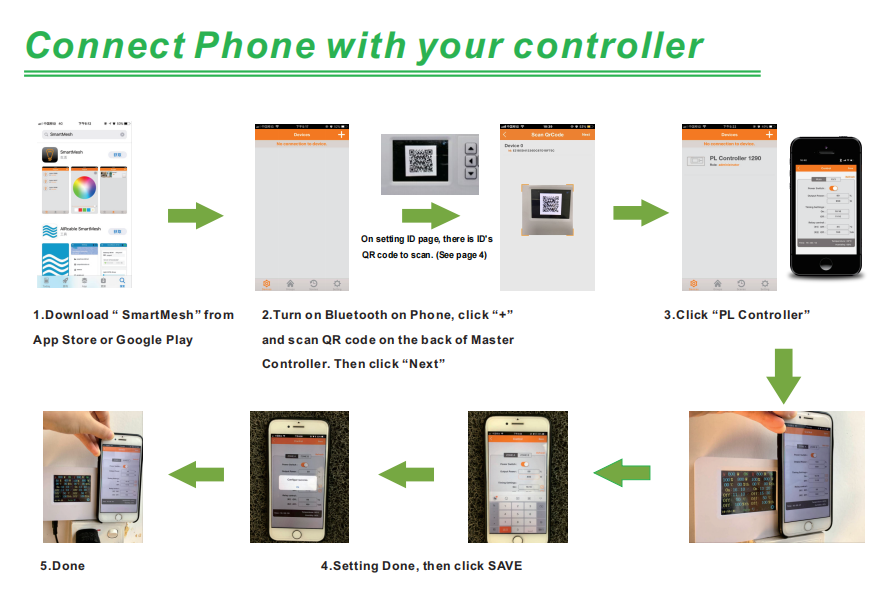 connect controller with the phone