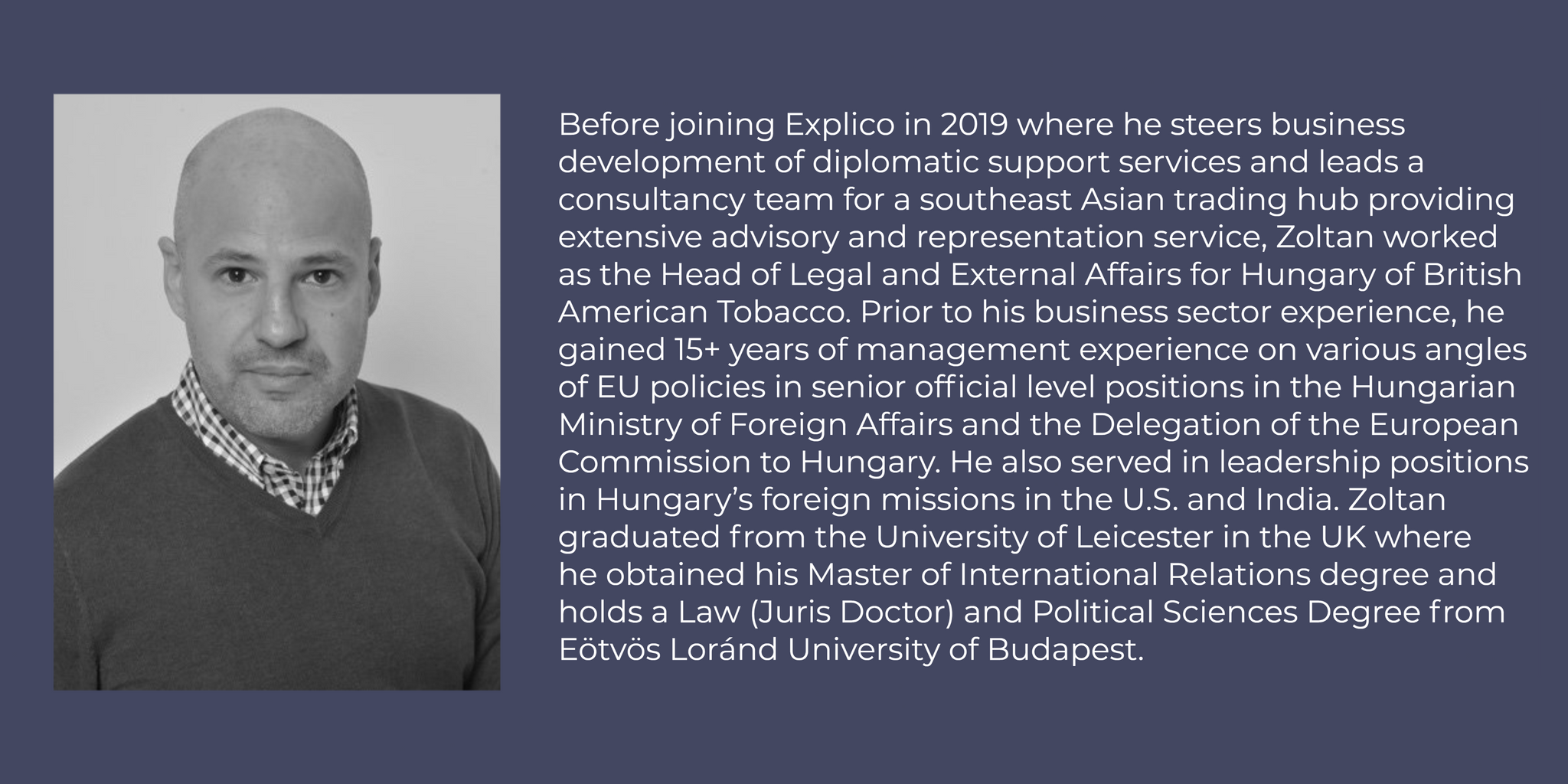 Zoltán Gábor - Affiliated Policy Expert – ACQUIS EU