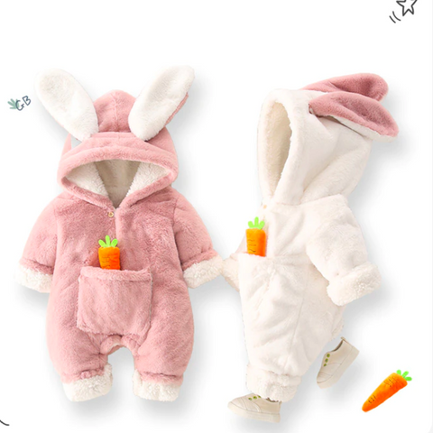 Baby Carrot Rabbit Romper