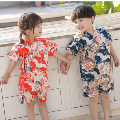 Kids Kimono Set - Momorii