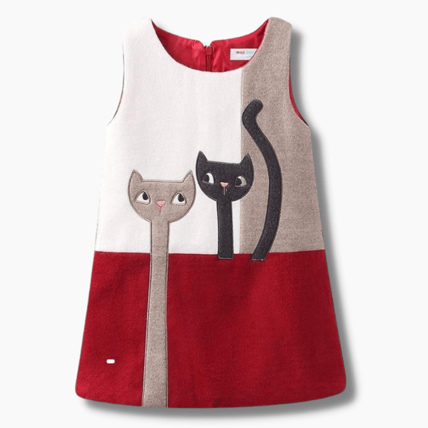 Cute Cats A-Lined Dress - Momorii