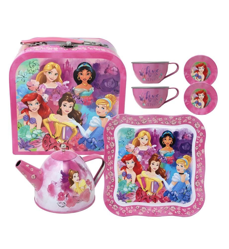 disney princess tin tea set