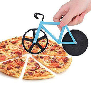 Practical bike pizza cutter – teapoul