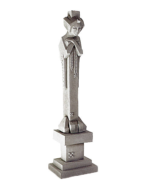 Frank Lloyd Wright Sprite Sculpture with Pedestal | ArchitectGiftsPlus