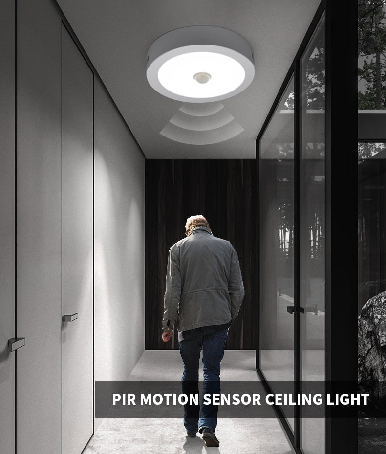 Smart Motion Sensor Ceiling Lights Save Energy 6w 12w 18w Smart Home