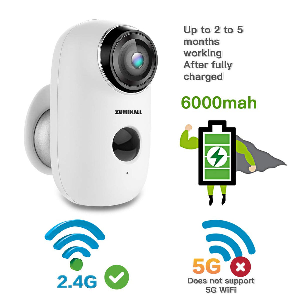 wireless cordless outdoor security camera