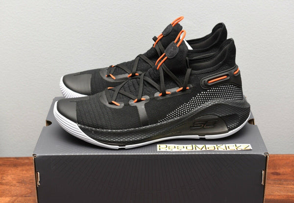 black and orange stephen curry shoes