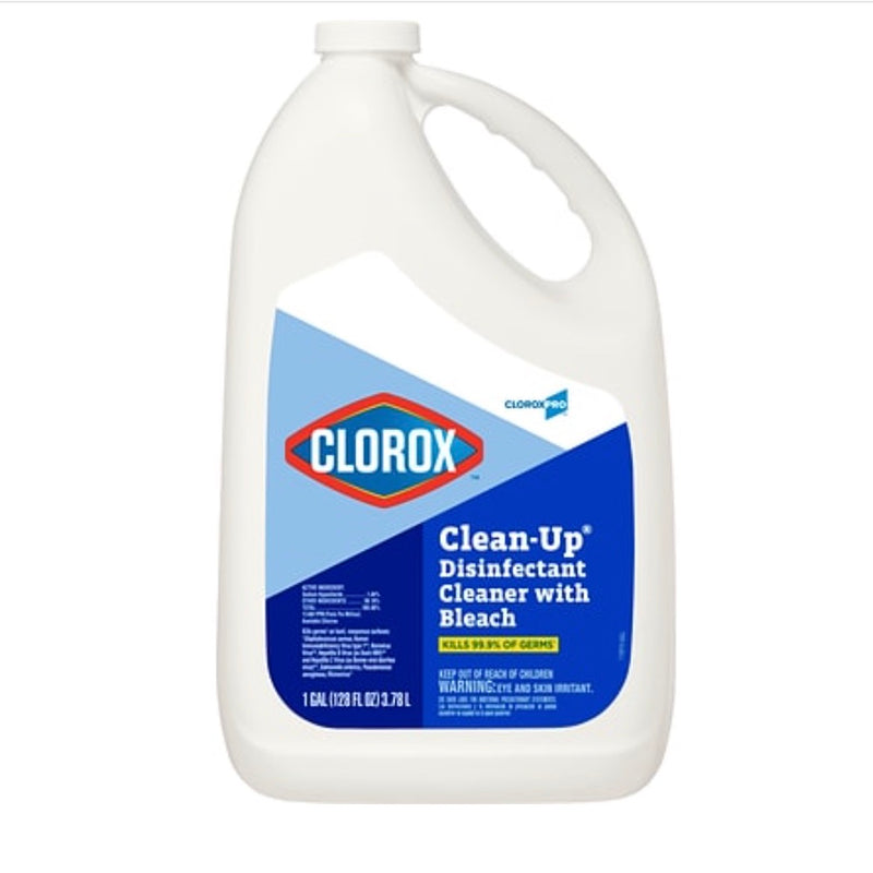 CloroxPro™ Clorox Clean-Up® Disinfectant Cleaner with Bleach Refill, 128 Ounces