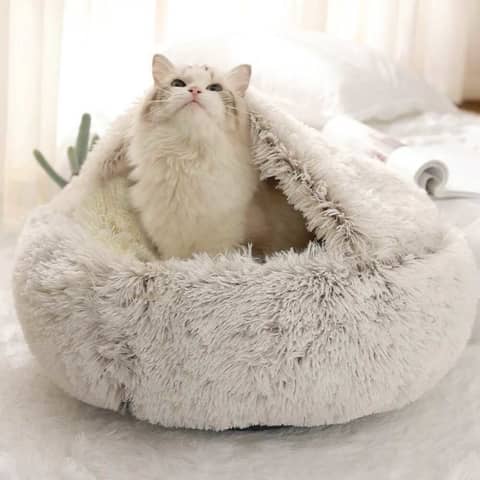 coussin douillet et chaud pour chat