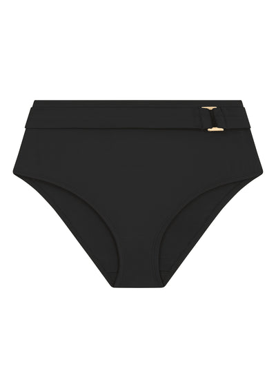 Miss Mandalay Christina High Waist Bikini Brief Black – Brastop UK