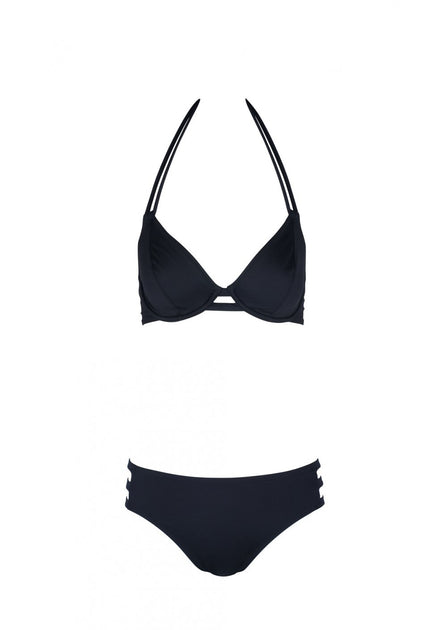 Miss Mandalay Swimwear - Los Angeles Black Halter Bikini Tops - 36GG