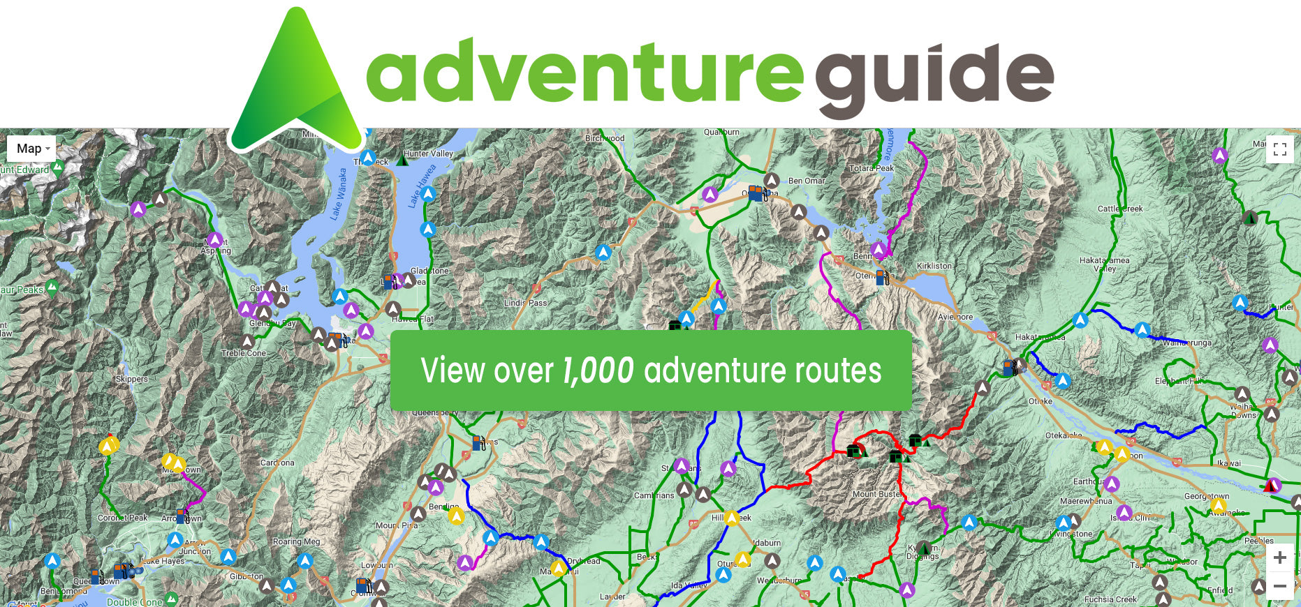 Adventure Guide Map