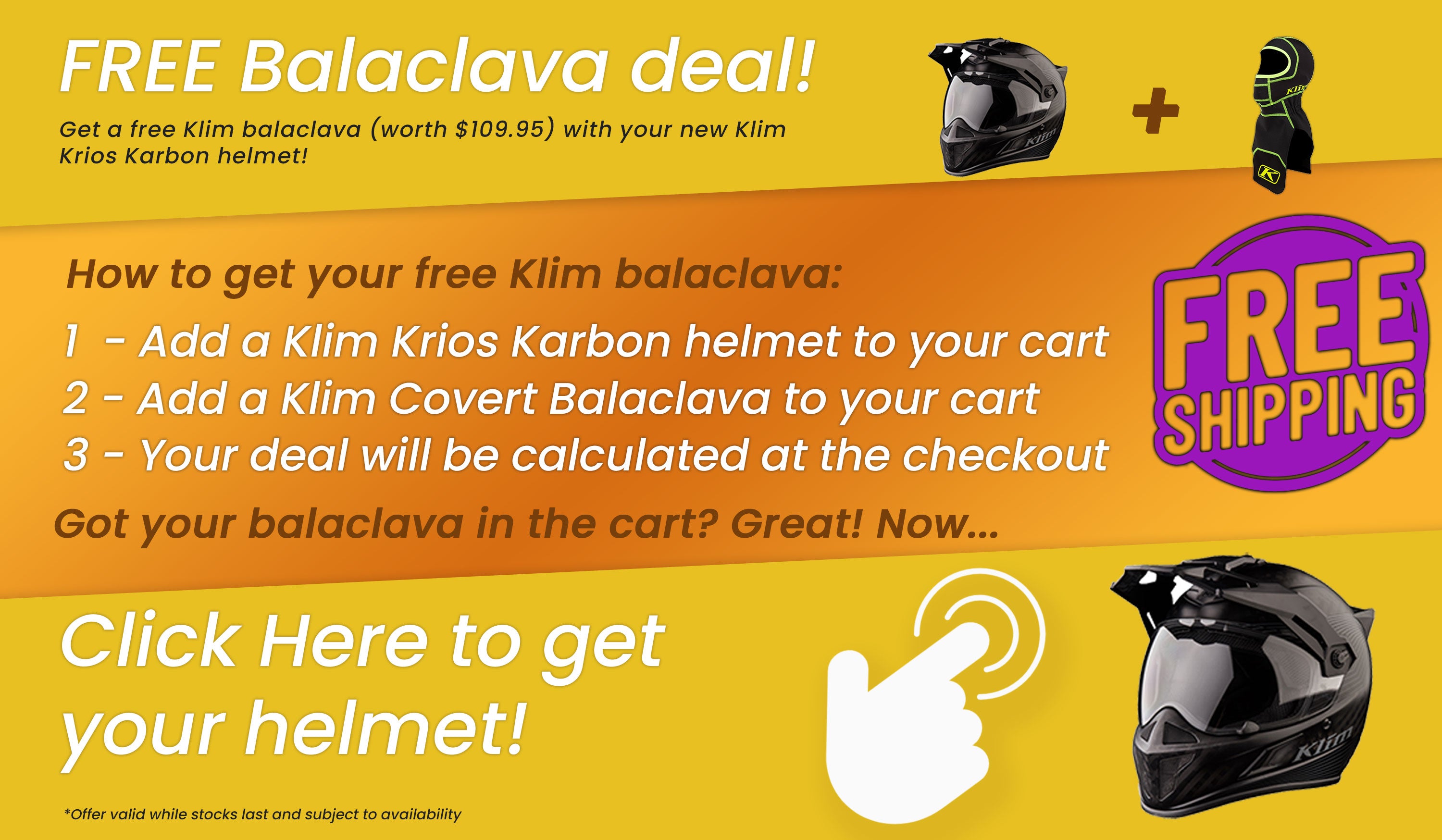 Motomox Free Balaclava Deal