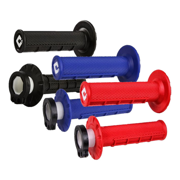 Half Waffle Odi MX Lock-On Grip Set All colours available - Judd Racing