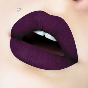 Dark Purple Matte Lipstick Long Lasting Matte Liquid Lipstick