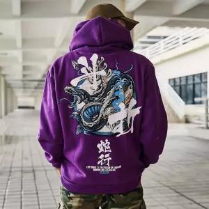 cool purple hoodies