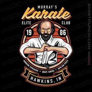 Daily_Deal_Shirts Magnets / 3"x3" / Black Murray's Karate Club