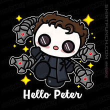 Load image into Gallery viewer, Shirts Magnets / 3&quot;x3&quot; / Black Hello Peter
