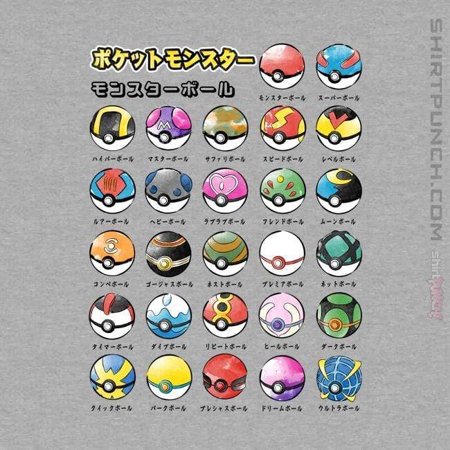 Types Of Pokeballs