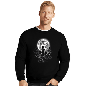 Shirts Crewneck Sweater, Unisex / Small / Black Moonlight Claw