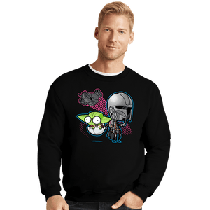Shirts Crewneck Sweater, Unisex / Small / Black Zim Djarin