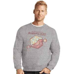 Shirts Crewneck Sweater, Unisex / Small / Sports Grey Anatomy Of The D20