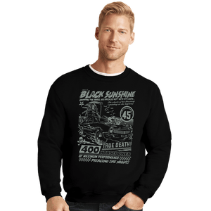 Daily_Deal_Shirts Crewneck Sweater, Unisex / Small / Black Black Sunshine