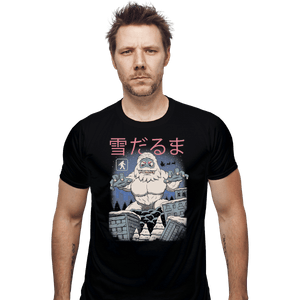 Shirts Fitted Shirts, Mens / Small / Black Kaiju Snowman