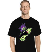 Load image into Gallery viewer, Shirts T-Shirts, Tall / Large / Black Magical Silhouettes - Maleficent
