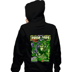 Shirts Zippered Hoodies, Unisex / Small / Black Scar Cereal