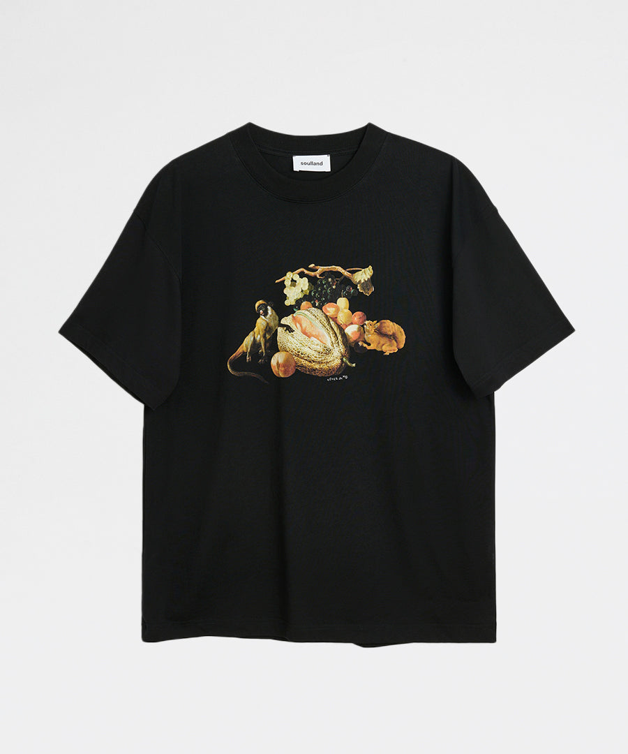 Billede af Kai monkey business T-shirt Black