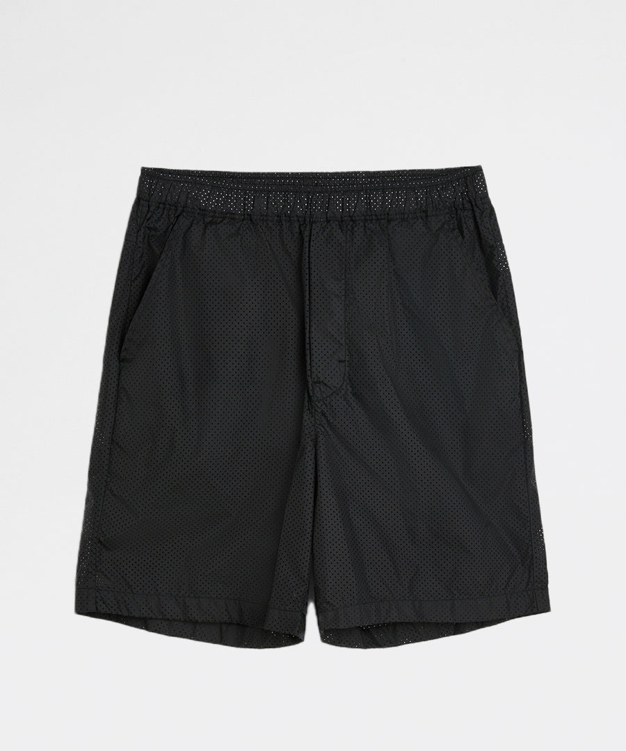 Se Sander perforated Shorts Black hos PACKYARD