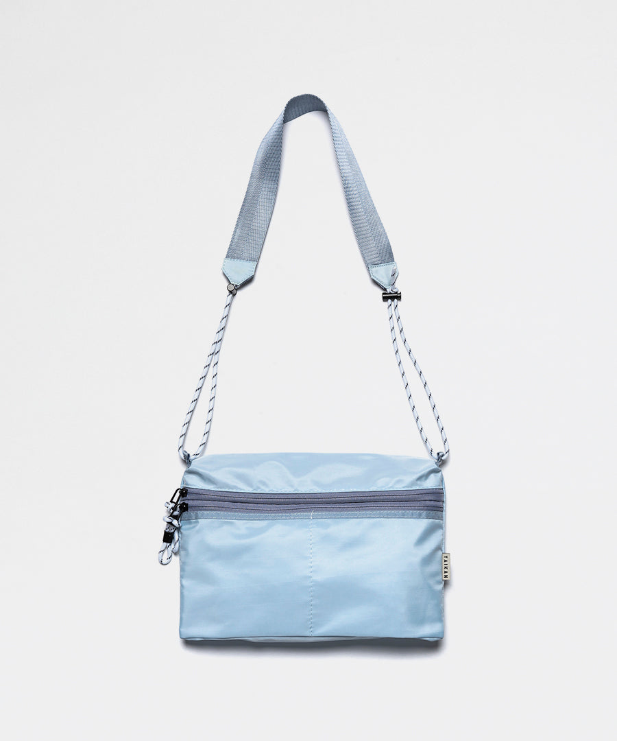 Sacoche Large Premium Nylon - Baby Blue