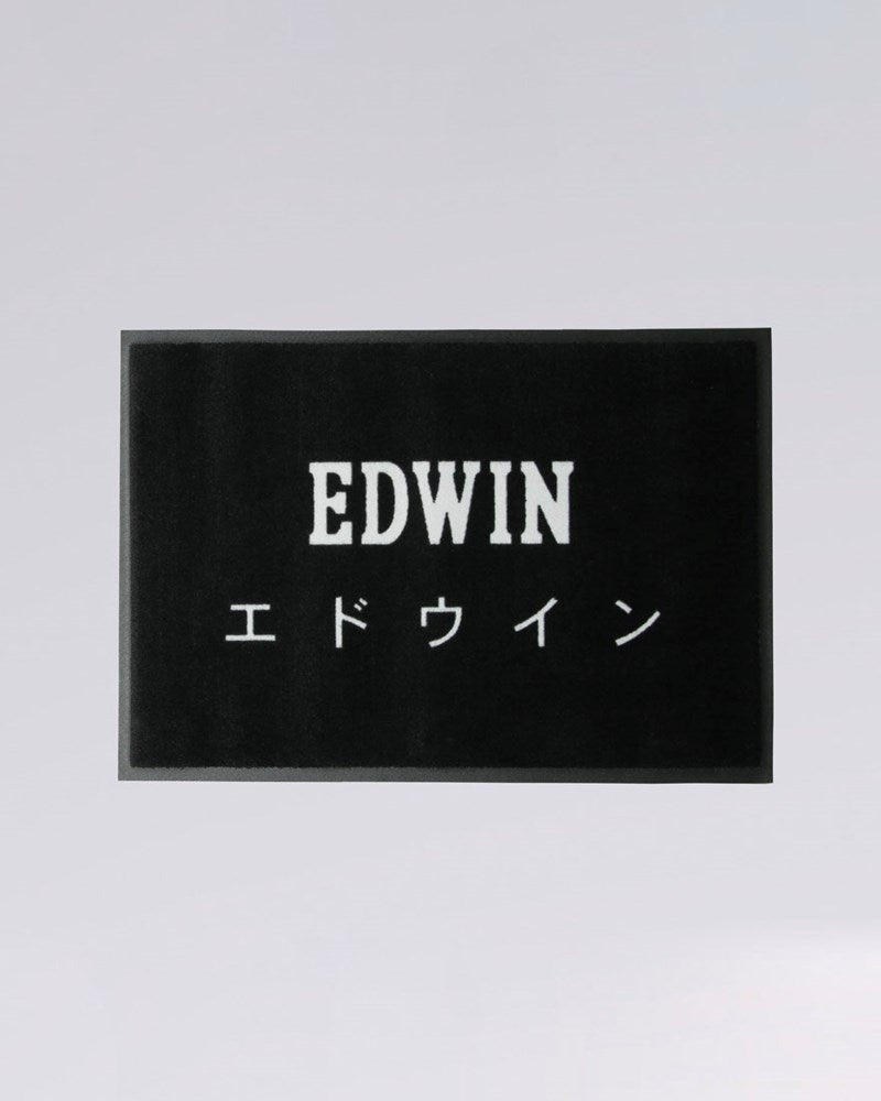 Billede af Edwin Doormat Small - Black / White