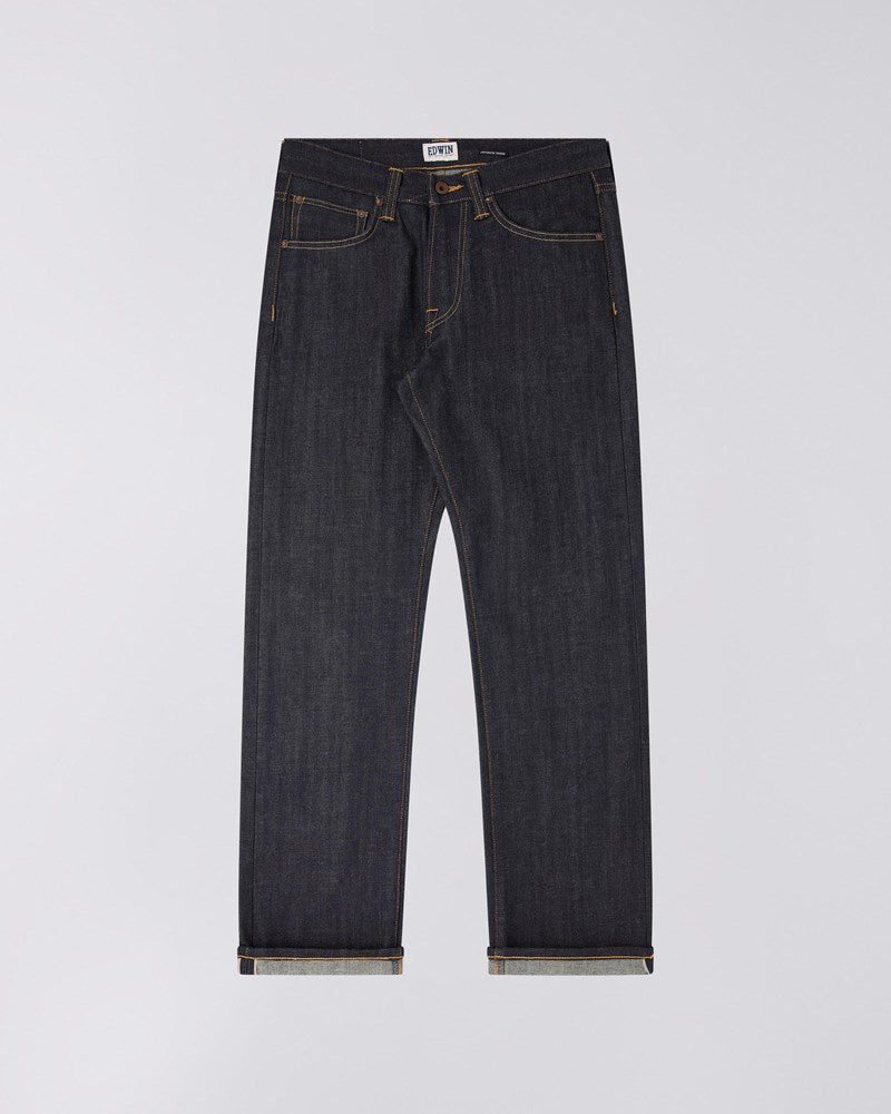 Billede af Ed-47 Regular Straight Jeans-Blue - Unwashed