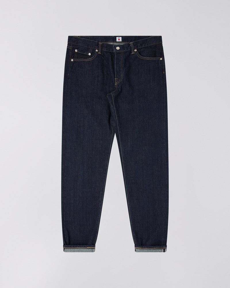 Billede af Regular Tapered Jeans-Blue - Rinsed - Kurabo Selvage