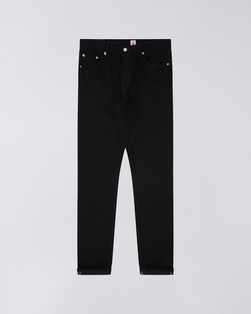 Billede af Slim Tapered Jeans - Black - Rinsed