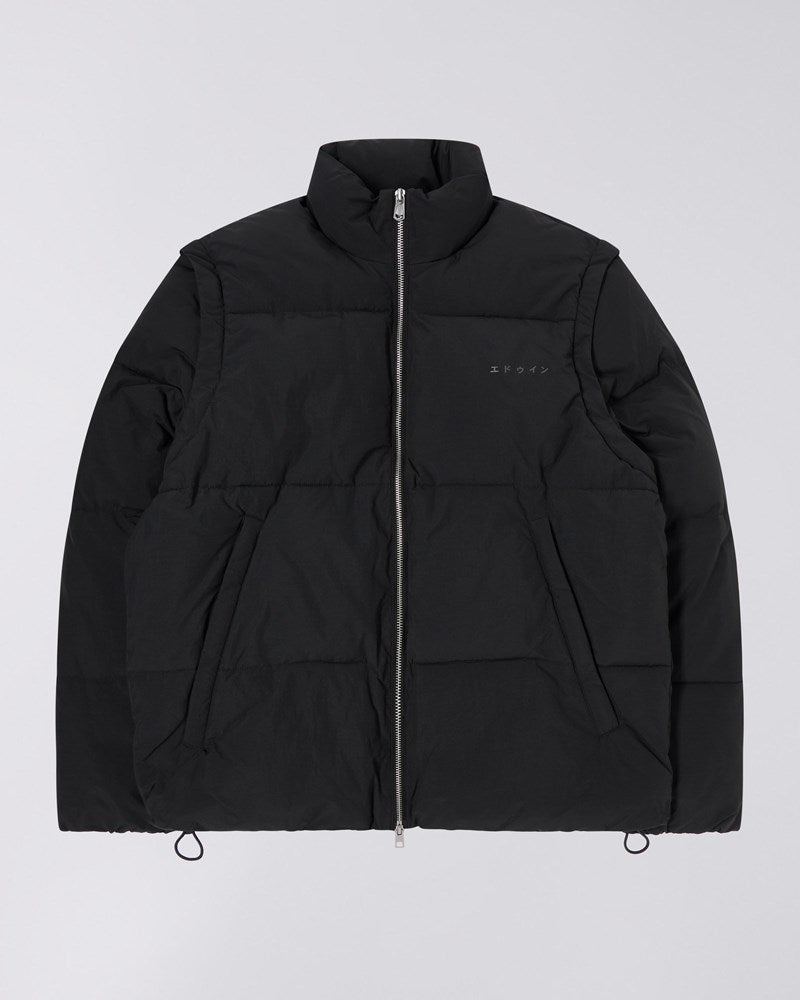 Billede af Detachable Sleeves Puffer - Black