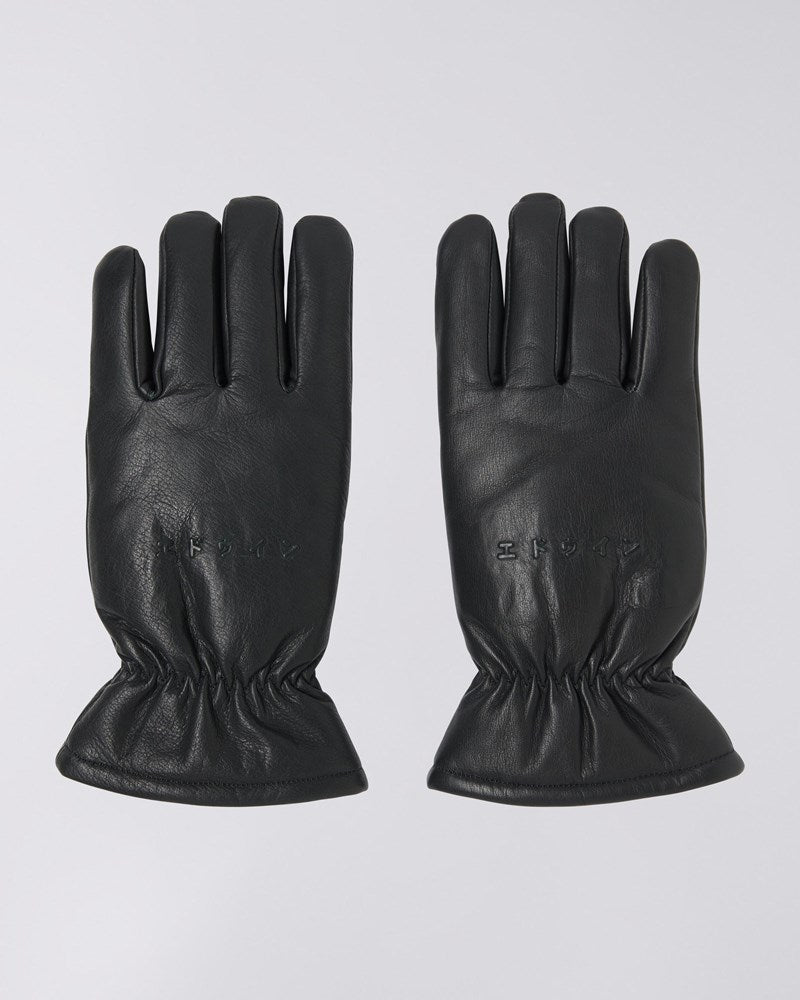 Edwin Leather Gloves - Black