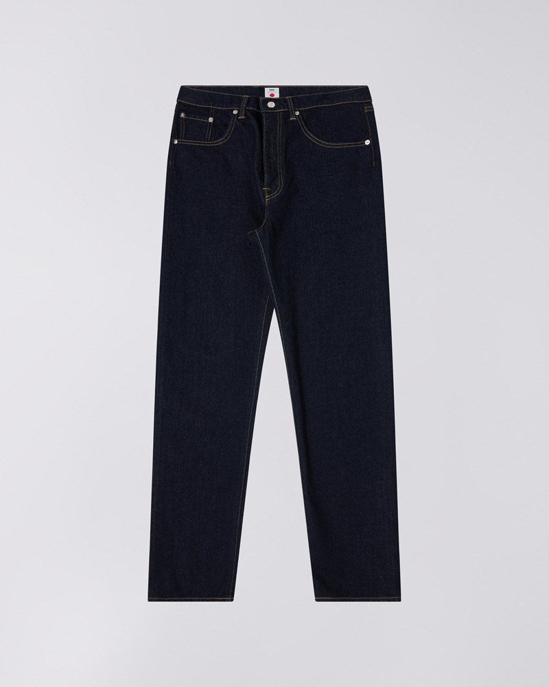 Loose Straight Jeans - Blue - Rinsed